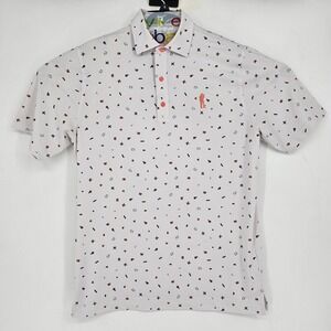 U Suck‎ At Golf Polo Shirt Mens Medium Ham Moisture Wicking Casual Preppy